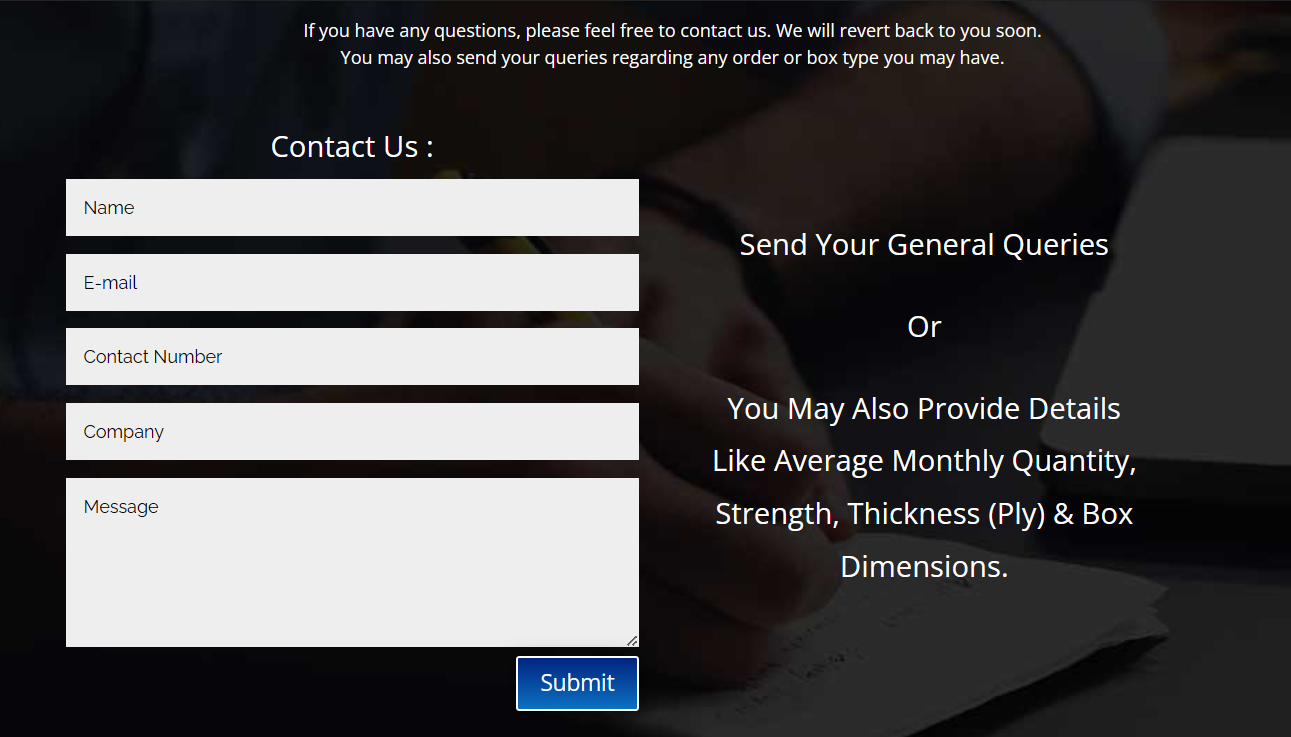 Interactive Contact and Map
