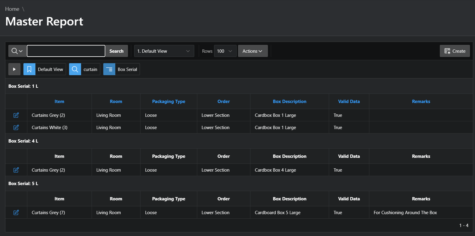 Room Layout Settings